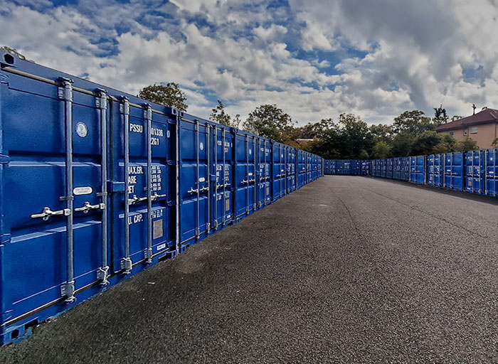 Blue Storage Containers